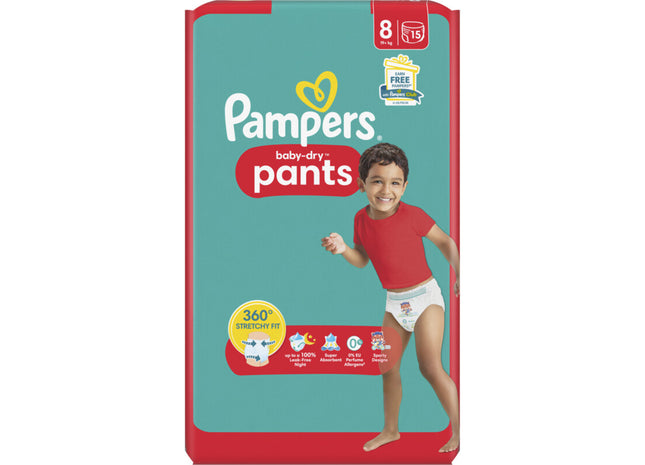 Pampers Baby-dry pants maat 8