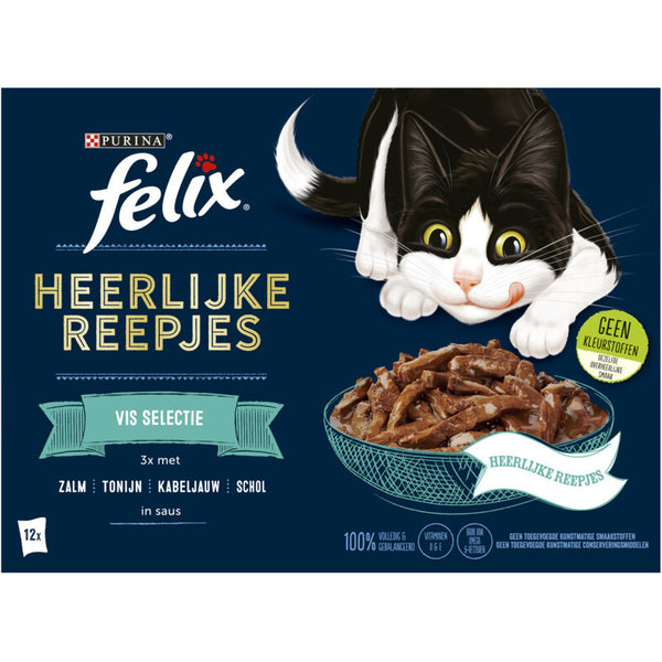 Felix Heerlijke reepjes vis selectie in saus  Dutchshopper