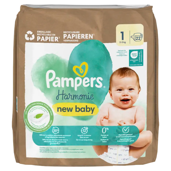 Pampers Harmonie Windeln Größe 1