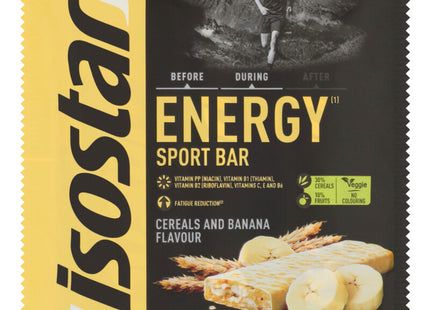 Isostar Energy sportbar cereals and banana