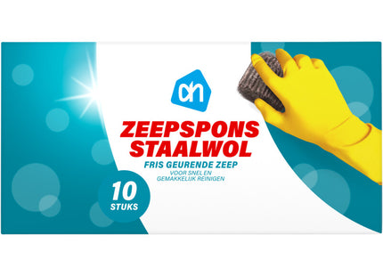 Zeepspons staalwol