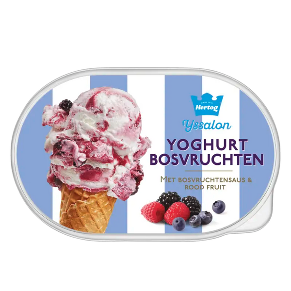 Hertog Ice Cream Parlor yogurt forest fruits