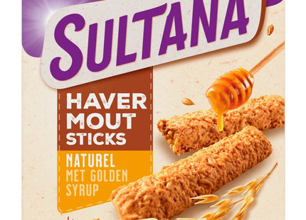 Sultana Oatmeal sticks natural with golden syrup