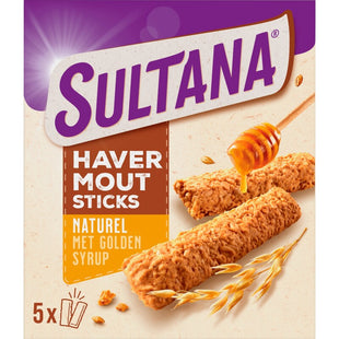 Natürliche Sultana-Haferflocken-Sticks mit goldenem Sirup