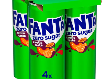 Fanta Exotic zero sugar 4-pack