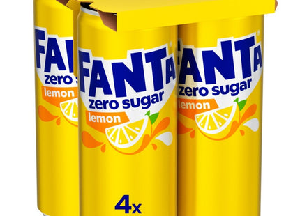 Fanta Lemon zero sugar 4-pack