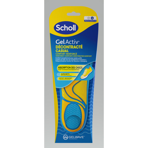 Scholl Gelactiv insoles casual L