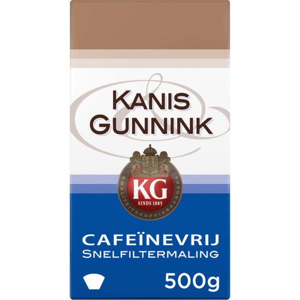 Kanis & Gunnink Coffee decaffeinated quick filter grind