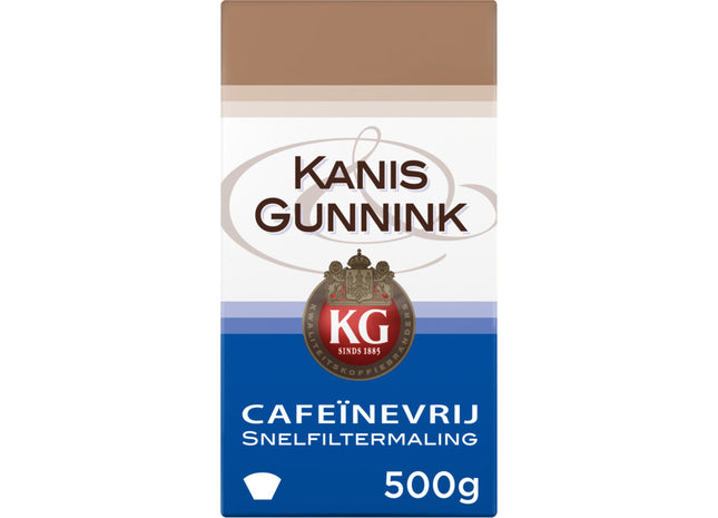 Kanis & Gunnink Koffie cafeinevrij snelfiltermaling