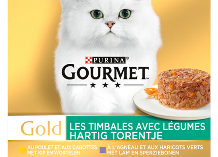 Gourmet Gold hartig torentje met kip rund lam