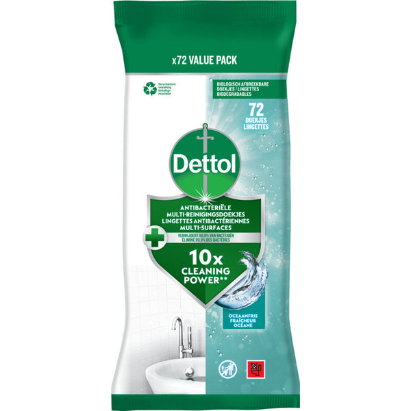 Dettol Antibacteriële doekjes oceaanfris
