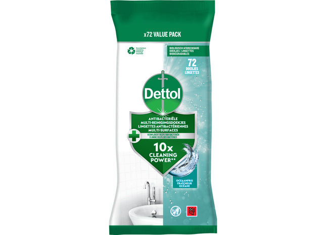 Dettol Antibacteriële doekjes oceaanfris