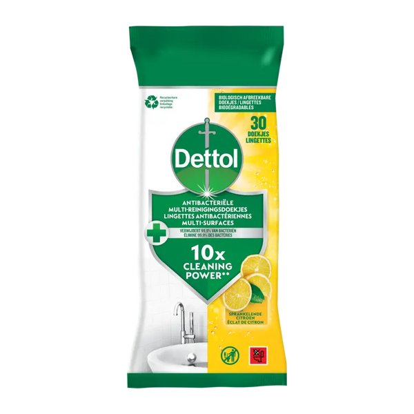 Dettol antibakterielle Tücher Zitrone