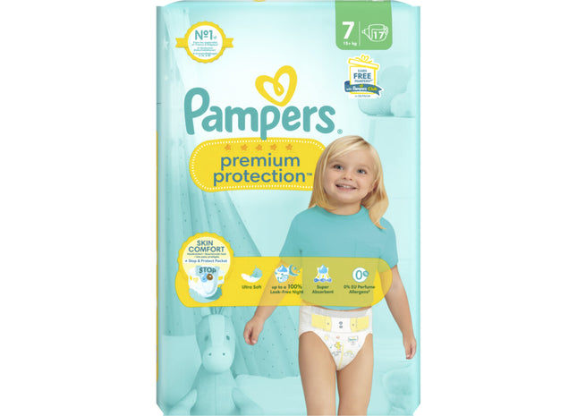 Pampers Premium protection luiers maat 7