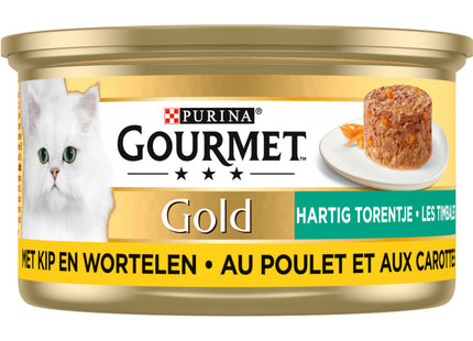 Gourmet Gold hartig torentje met kip & wortel