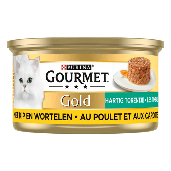 Gourmet Gold savory tower with chicken & carrot