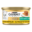 Gourmet Gold savory tower with chicken & carrot