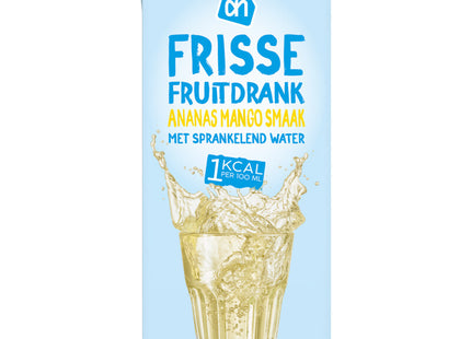 Frisse fruitdrank ananas mango 1kcal