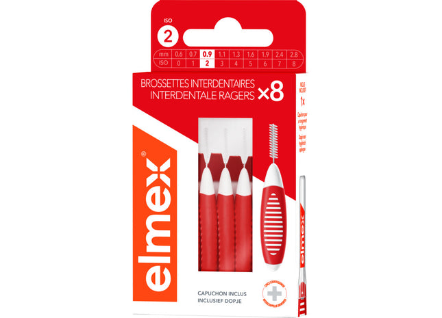 Elmex Interdentale ragers 0,9mm size 2