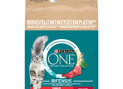 Purina ONE Sterilcat rijk aan rund