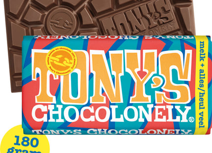 Tony's Chocolonely Reep melk + alles heul veel