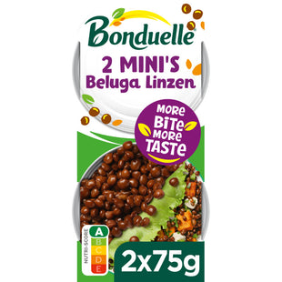 Bonduelle Beluga linzen 2 mini's