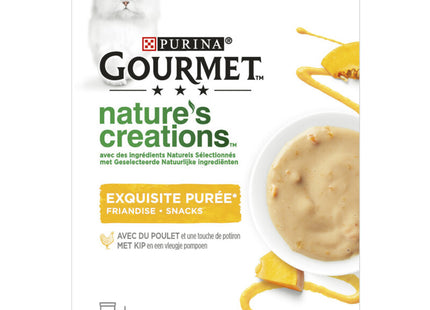 Gourmet Nature's creations puree chicken &amp; pumpkin