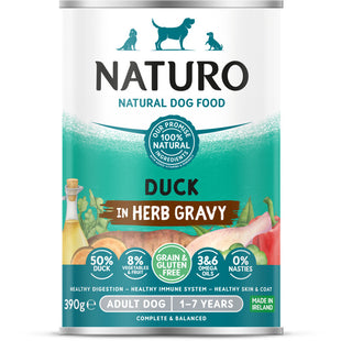 Naturo Duck with blueberries,pumpkin, courgette