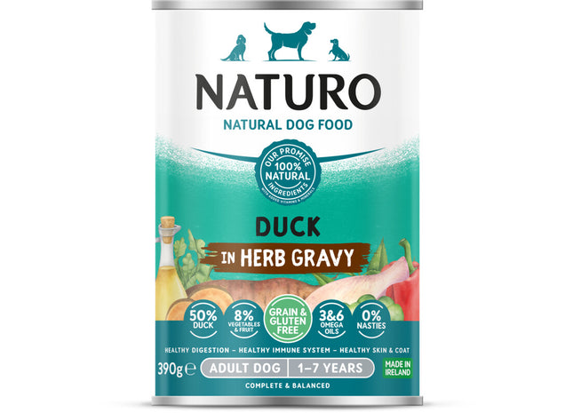 Naturo Duck with blueberries,pumpkin, courgette