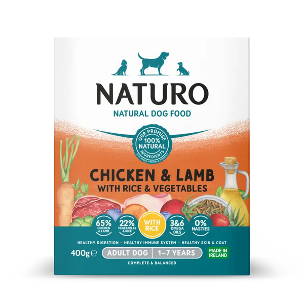Naturo Huhn Lamm und Reis für den Hund