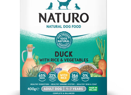 Naturo Duck and rice for the dog