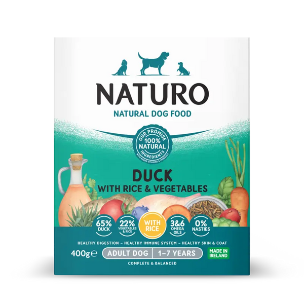 Naturo Ente und Reis für den Hund