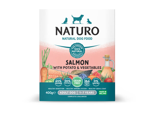 Naturo Zalm en aardappel voor de hond