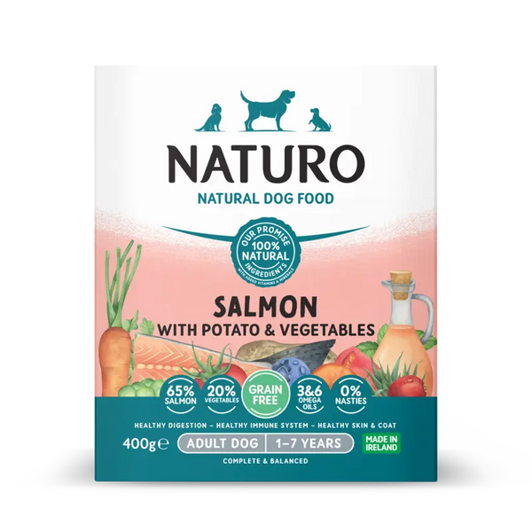 Naturo Lachs und Kartoffel für den Hund