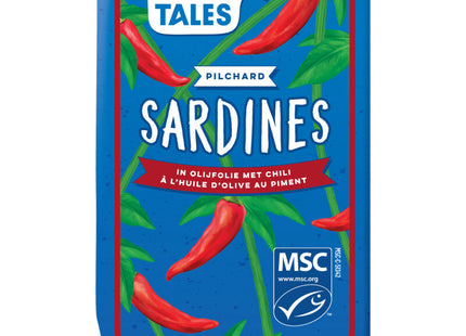 Fish Tales Sardines in olive oil with chili