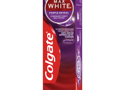 Colgate Max white purple reveal