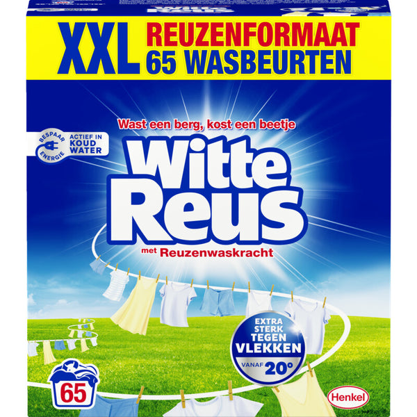 Witte Reus Waspoeder wasmiddel wit
