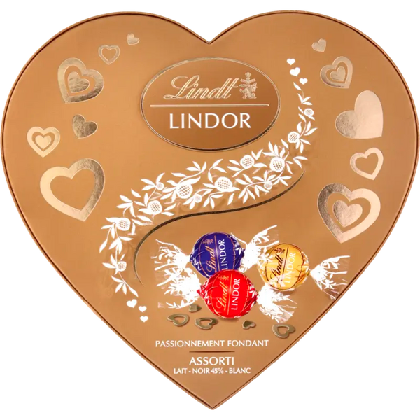 Lindt Lindor gemengde chocolade hart