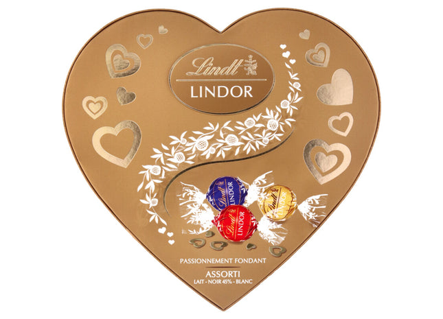 Lindt Lindor gemengde chocolade hart