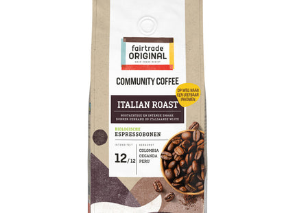 Fairtrade Original Community coffee Italian roast beans