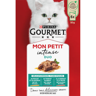 Gourmet Mon petit intense duo in saus vlees&vis