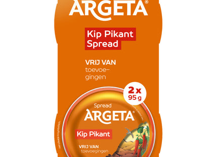 Argeta Kip pikant spread 2-pack