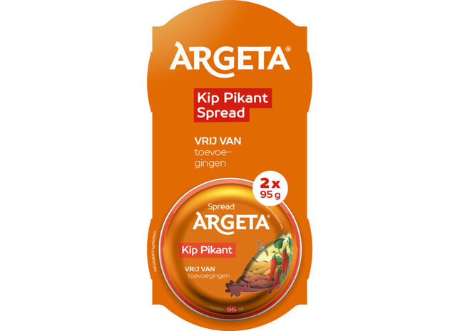 Argeta Kip pikant spread 2-pack