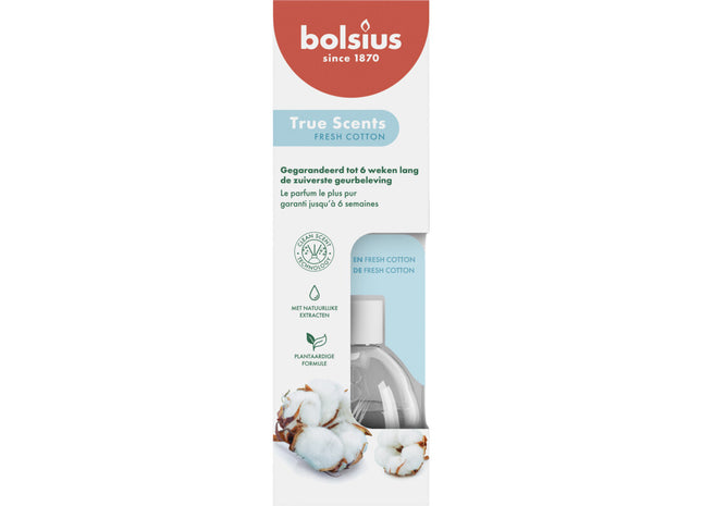 Bolsius Geurverspreider true scents fresh cotton