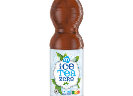 Ice tea zero with carbon dioxide