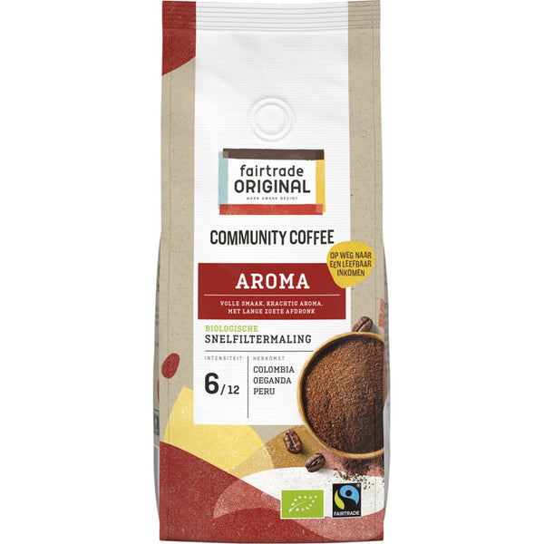 Fairtrade Original Community coffee aroma snelfiltermaling