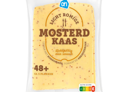 Light creamy mustard cheese 45+ slices