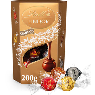 Verschiedene Schokoladenbonbons von Lindt Lindor