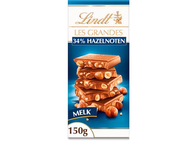 Lindt Les Grandes Milchschokolade Haselnuss