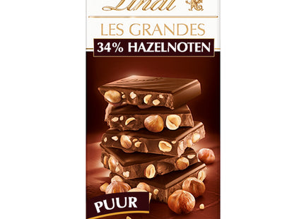 Lindt Les grandes pure chocolade hazelnoot